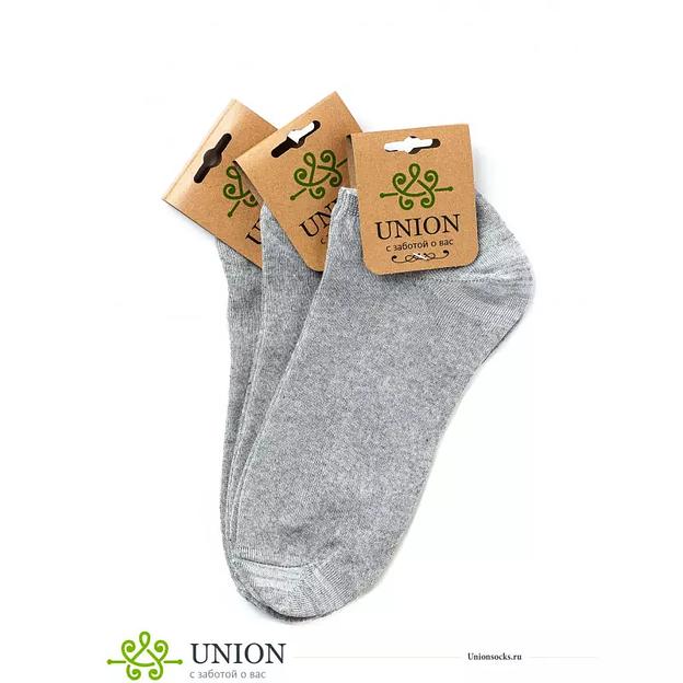 Носки мужские 10 пар «Светло-серый спорт» ОПТ фото 3