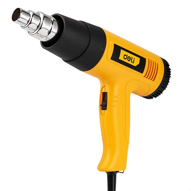 Фен технический Deli DL391201 (2000Вт, рабочая температура 400/600 град.) фото 5