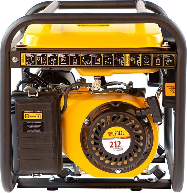 Генератор Denzel PS 25 2.5кВт фото 3