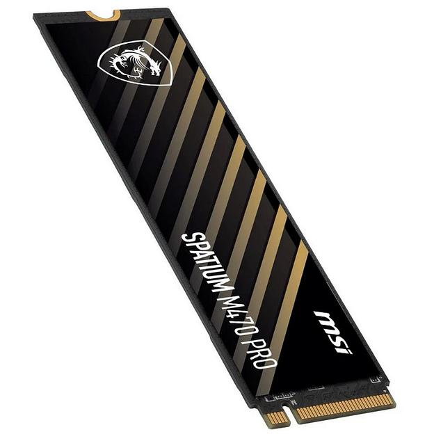 Твердотельный накопитель SSD MSI M.2 2280 2TB SPATIUM M470 PRO Client SSD S78-440Q990-P83, PCIe Gen4x4 with NVMe, 3D TLC, R/ W 5000/ 4400 фото 2