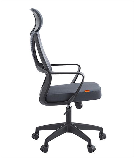 Кресло компьютерное Chairman CH636 черный пластик, темно-серый фото 2