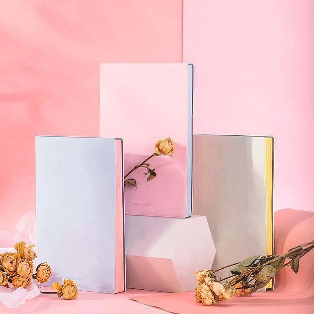 Блокнот Deli 22283LT-PINK 210х143мм искусст. кожа 96л светло-розовый фото 5