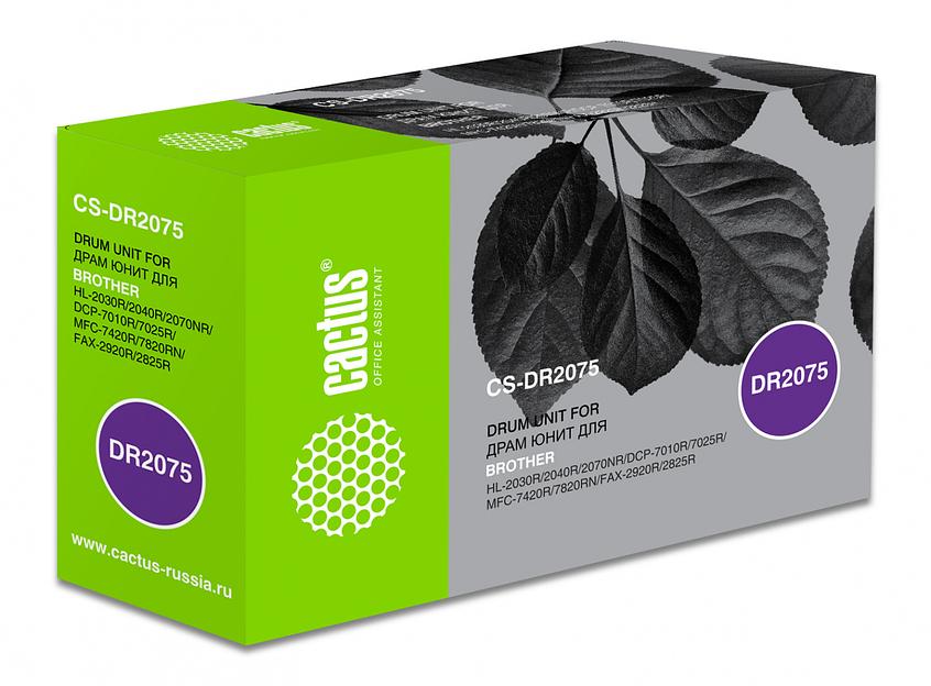 Блок фотобарабана Cactus CS-DR2075 DR-2075 черный ч/б:12000стр. для DCP 7010/7010R Brother фото 1