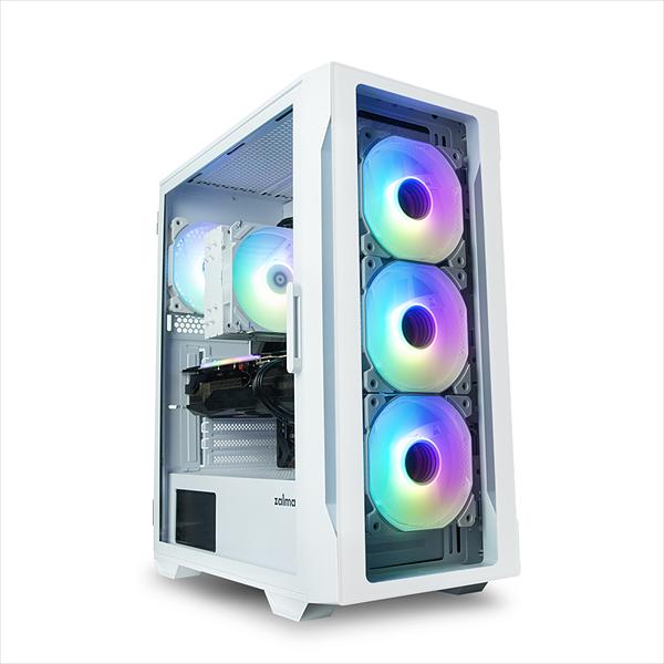 Корпус ZALMAN I3 NEO TG WHITE, ATX, WHITE, FRONT MESH, WINDOW, 2x3.5", 3x2.5", 1xUSB2.0, 2xUSB3.0, FRONT 3x120mm RGB, REAR 1x120mm RGB (I3 NEO TG White) фото 1