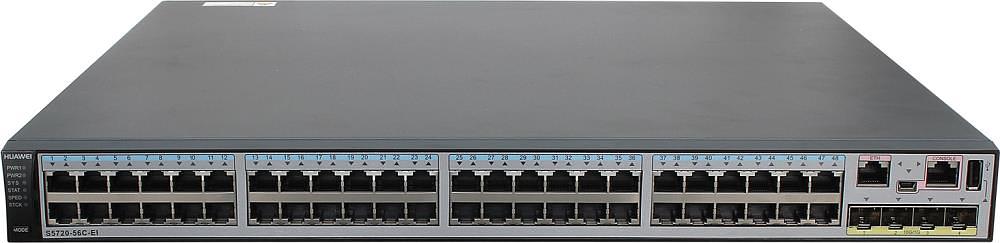 Коммутатор 48GE 4SFP+ 1SL S5720-56C-EI-AC HUAWEI фото 6