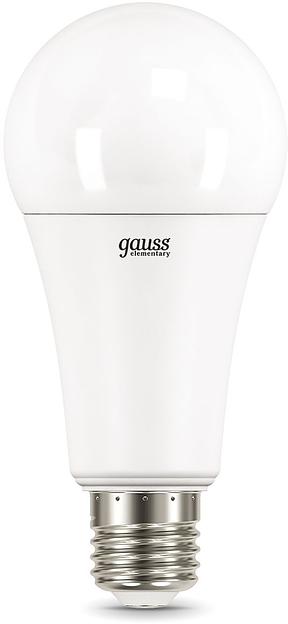 Лампа светодиодная Gauss Elementary A67 35Вт цок.:E27 груша 220B 6500K св.свеч.бел.хол. (упак.:1шт) (70235) фото 2