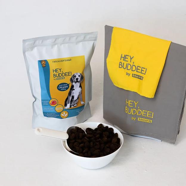 Сухой корм гипоаллергенный полнорационный для взрослых собак средних пород с говядиной и рисом, 1 кг фото 3