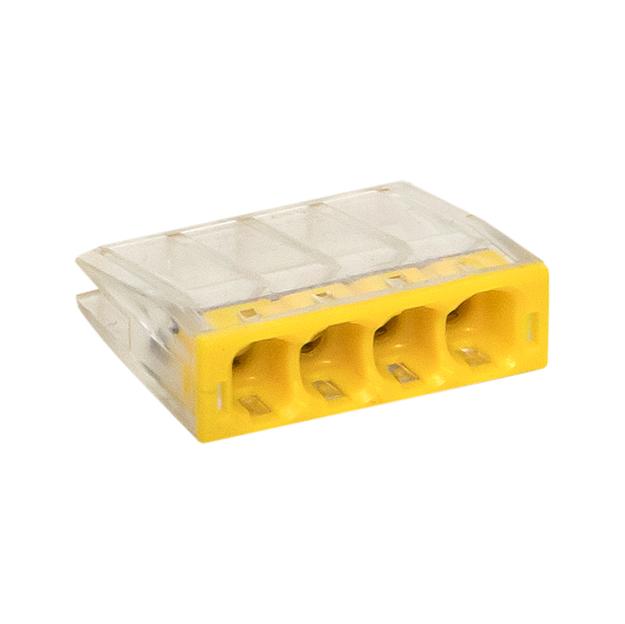 EKF plc-smk-2273-244 Строительно-монтажная клемма СМК 2273-244 (с пастой) 4 отверстия 0,5-2.5мм2 EKF PROxima фото 1
