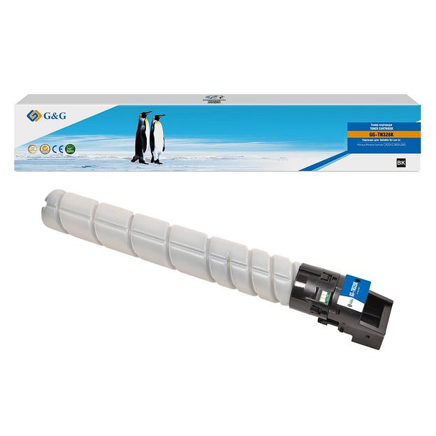 Картридж G&G, аналог Konica Minolta TN328K черный 28k с чипом фото 1