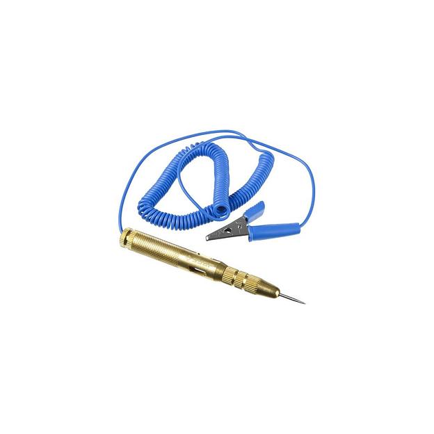 Пробник напряжения Зубр 25740 золотистый, синий фото 1