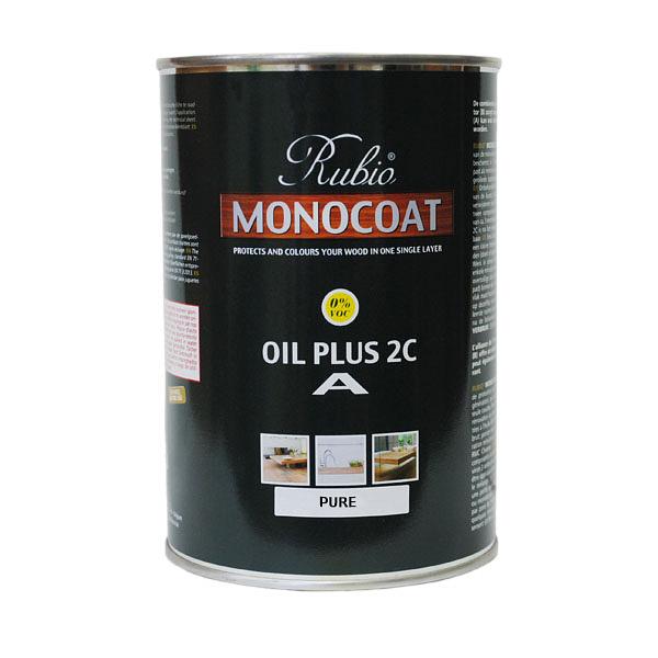 Масло Rubio Monocoat Oil Plus 2C component A, Pure, 1000 ml фото 1