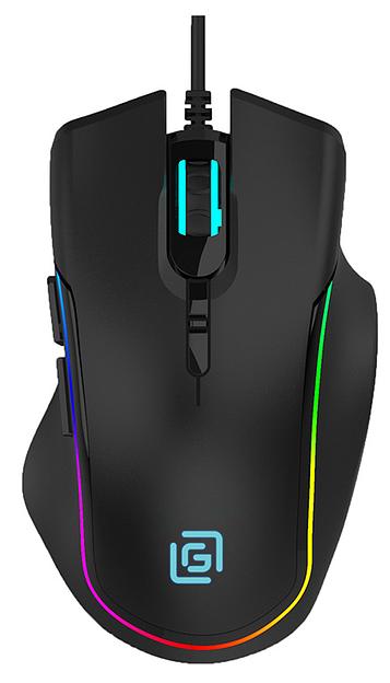 Мышь Оклик 729G LABYRINTH черный оптическая (6400dpi) USB (7but) фото 1