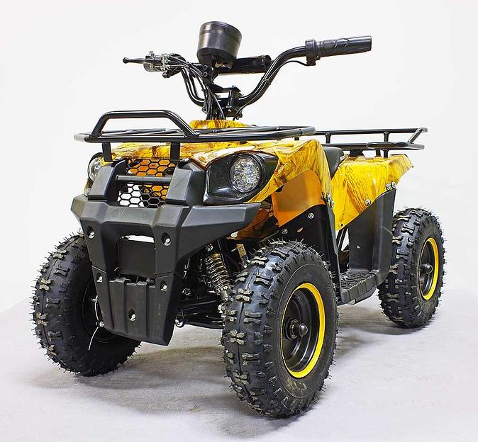 Квадроцикл GreenCamel Гоби K45 (36V 800W R6 Цепь) быстросъём, ножной тормоз, золотая осень фото 1