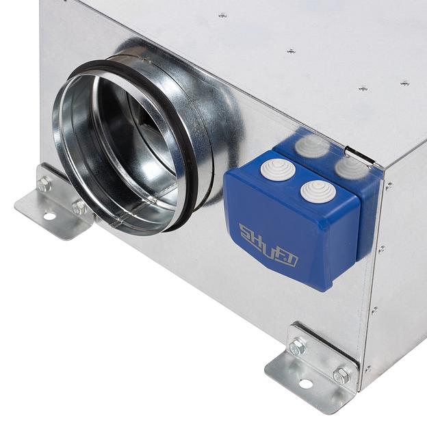 Вентилятор канальный круглый в звукоизолированном корпусе SHUFT ICFE 125 VIM фото 2
