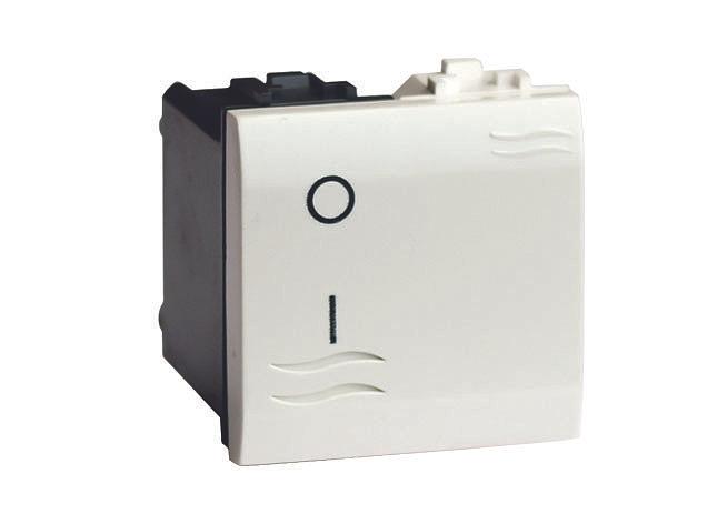 Двухполюсный выключатель, слоновая кость, 2мод. фото 1