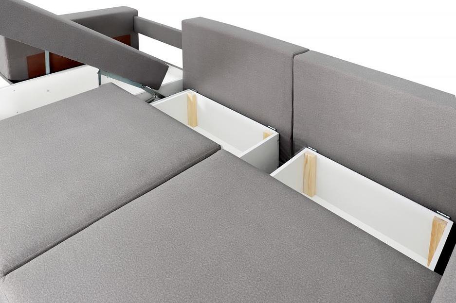 Угловой диван «Неаполь 2» СТАНДАРТ, Аура темно-бежевый фото 7