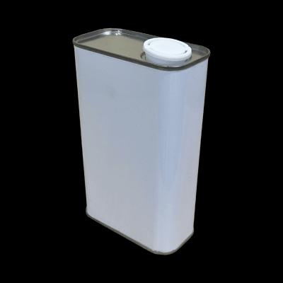 Металлическая банка прямоугольная 1 литр с пэт пробкой 32 мм фото 1