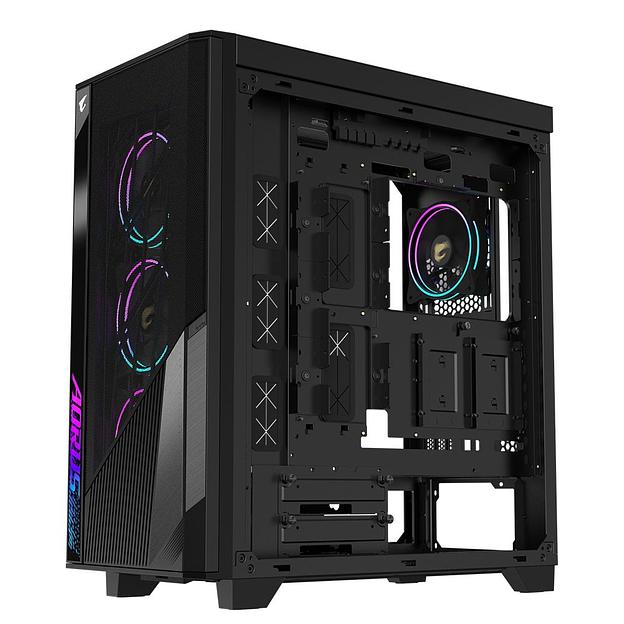 AORUS C500G ST MidTower, E-ATX, USB-C x1, USB 3.0 x2, Audio I/O, Black,TG фото 7