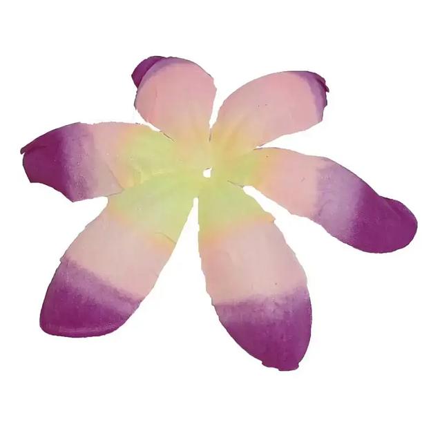 Заг-ка для розы YZ-3 розовой с фиол.кантом 2-ой сл. 6-кон. 14см 1256шт/кг фото 1