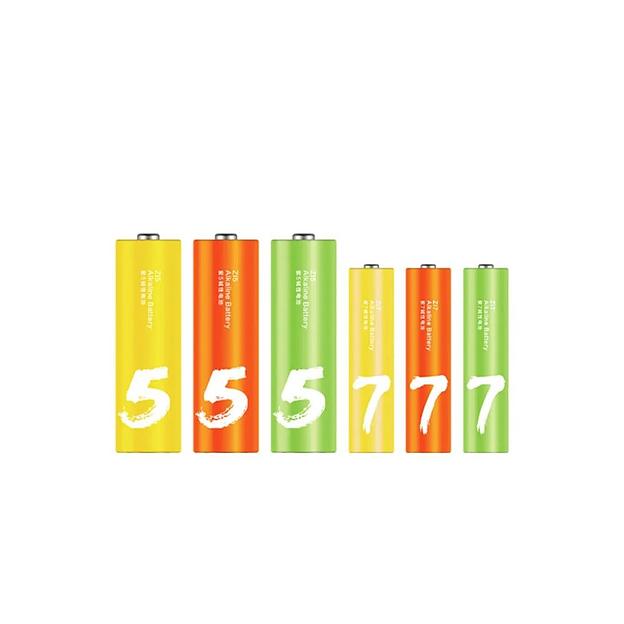 Батарея CUKTECH CUKTECH AA+AAA rainbow alkaline battery(12 AA+12 AAA) фото 2