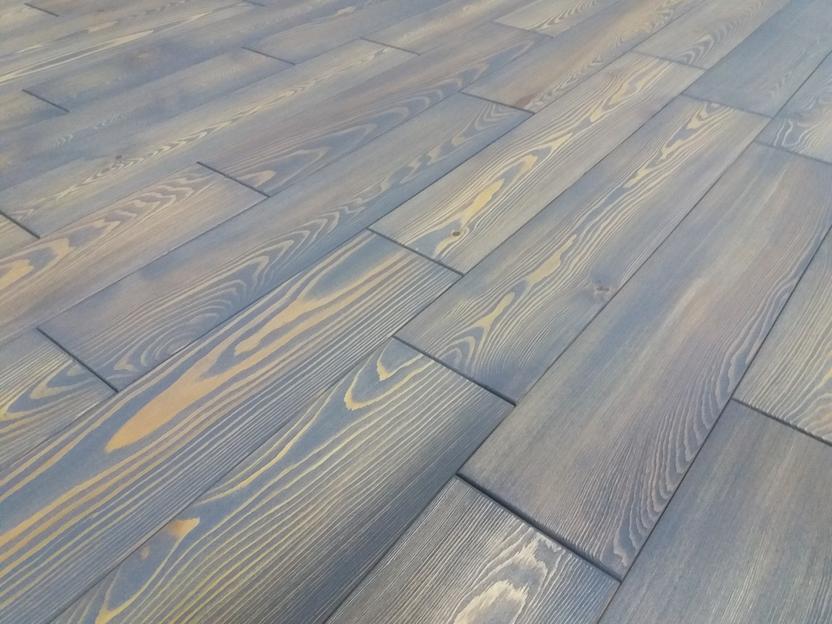 Рица, массивная доска, лиственница, 15 мм, натур, масло, 1.97 м2 фото 1