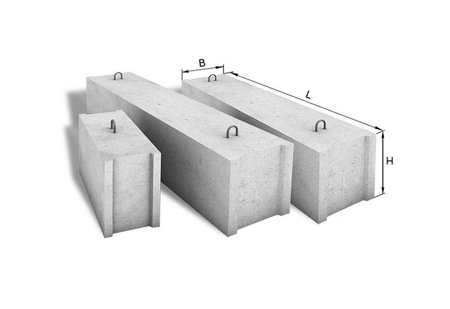 Блоки фундаментные ГОСТ 13579-79, ФБС 24-6-6Т, 2380×600×580 фото 1