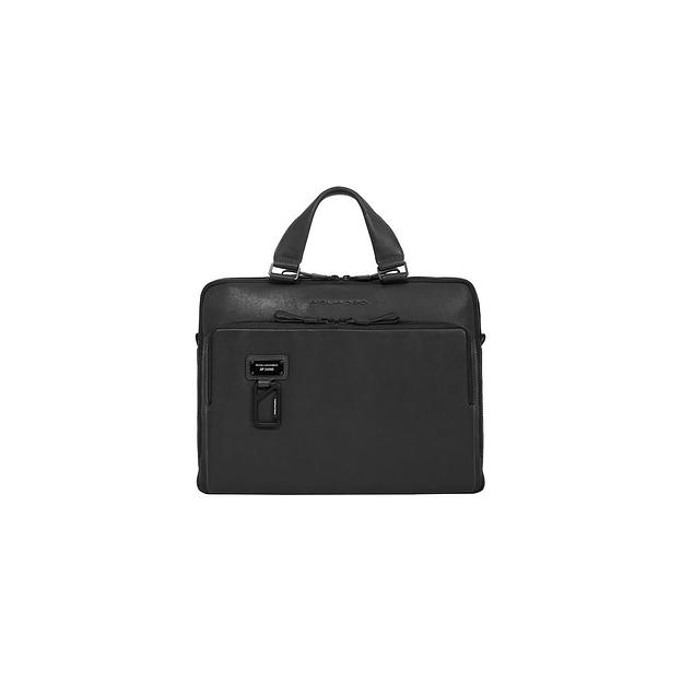 Деловая сумка Piquadro Harper, кожа натуральная, черный [ca4098ap/n] фото 1