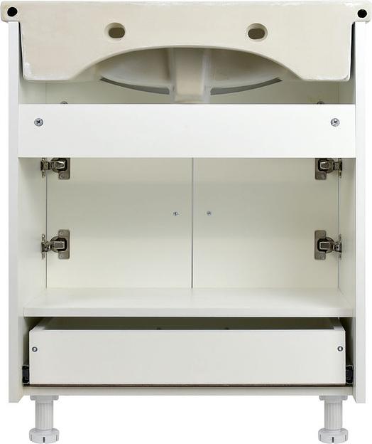 Тумба Астра 75 DORATIZ 9911.031, белая, под умывальник Стиль 75 фото 5