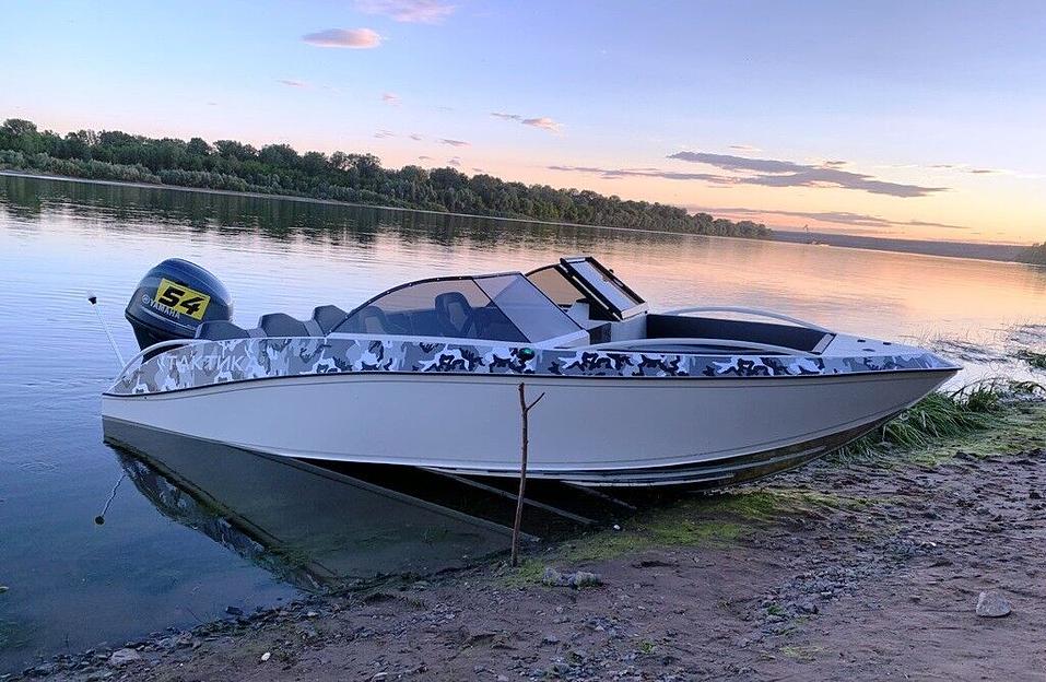 Алюминиевый катер Тактика 550 Боурайдер(Bowrider), 535*210*100 см фото 6