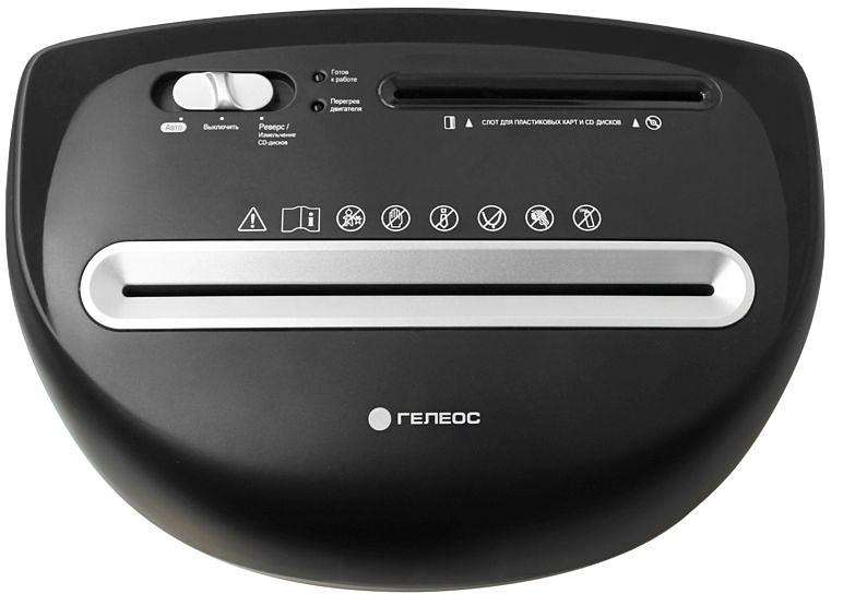 Шредер Heleos УП23-4 черный (секр.P-4) фрагменты 13лист. 23лтр. скрепки скобы пл.карты CD фото 4