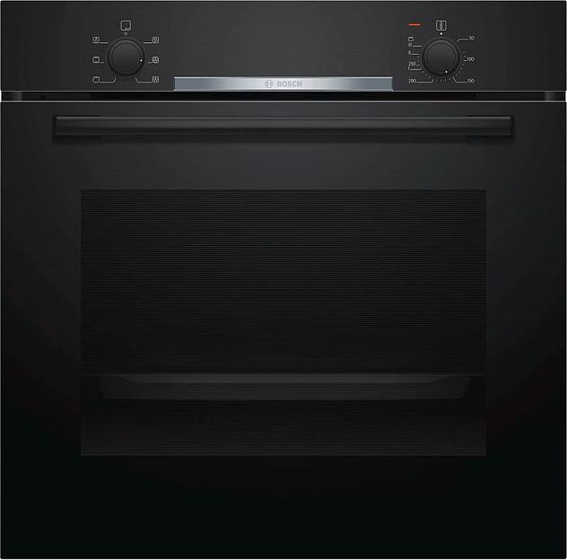 Духовой шкаф Электрический Bosch HBA530BB0S черный/серебристый фото 1