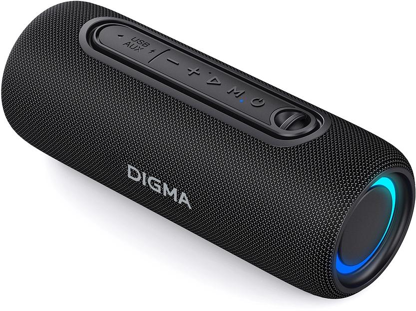 Колонка порт. Digma D-PS1524 черный 20W 2.0 BT 10м 2000mAh (PS1524B) фото 1