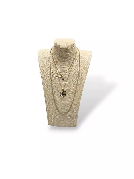 Бюст из соломы для украшений, большой 17x24x38 см, бежевый ОПТ фото 2