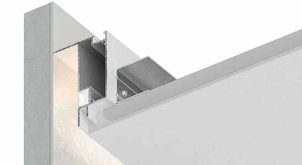 Теневой профиль FerGipps БП 80 белый ОПТ фото 2