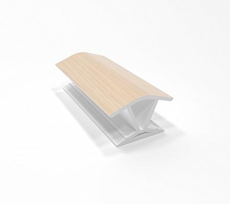 Угловое соединение 135 (15 дуб беленый) Н-100 фото 1