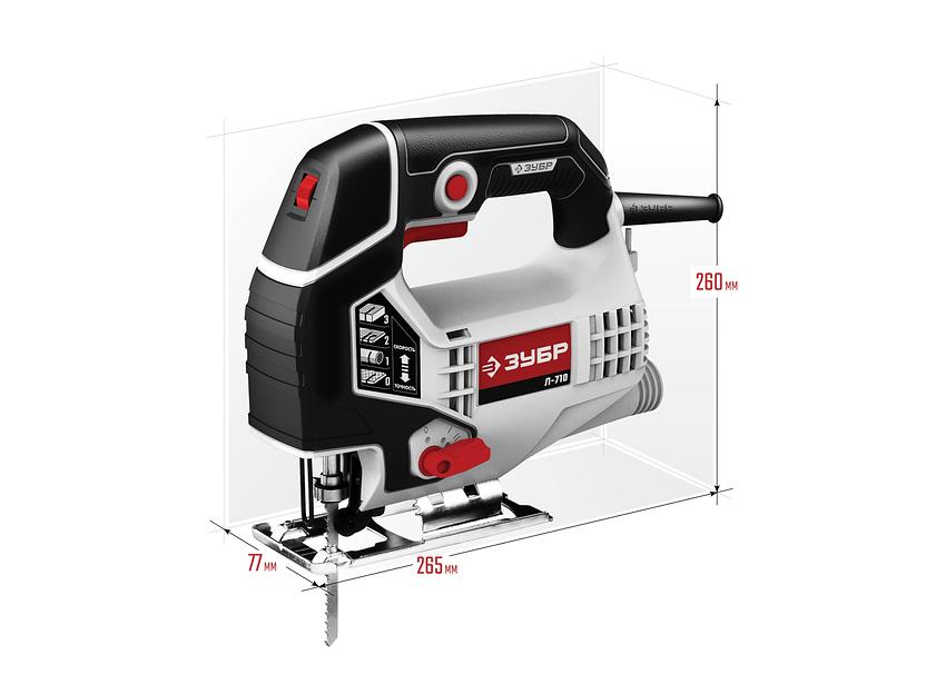 Лобзик электрический Зубр серия «Мастер» Л-710 ОПТ фото 7