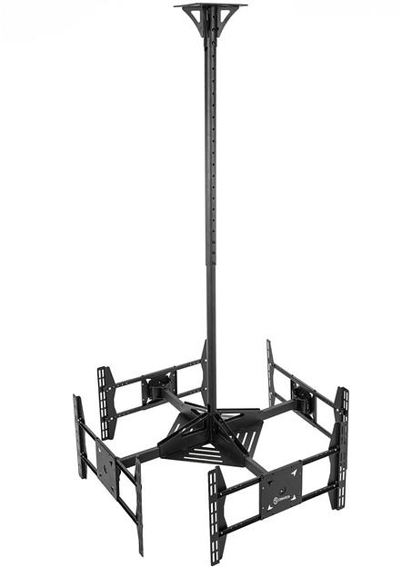 Кронштейн для телевизора Onkron CPRO2L-4 черный 32"-55" макс.154кг потолочный поворот и наклон фото 1