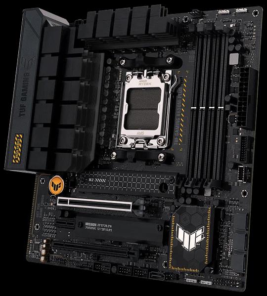 Материнская плата ASUS TUF GAMING B650M-PLUS WIFI, Socket AM5, B650, 4*DDR5, HDMI+DP, 4xSATA3 + RAID, M2, Audio, Gb LAN, USB 3.2, USB 2.0, mATX; 90MB1BF0-M0EAY0 (TUF GAMING B650M-PLUS WIFI) фото 2