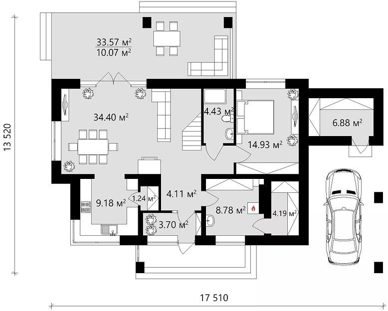 Проект дома KDR – 17 фото 3
