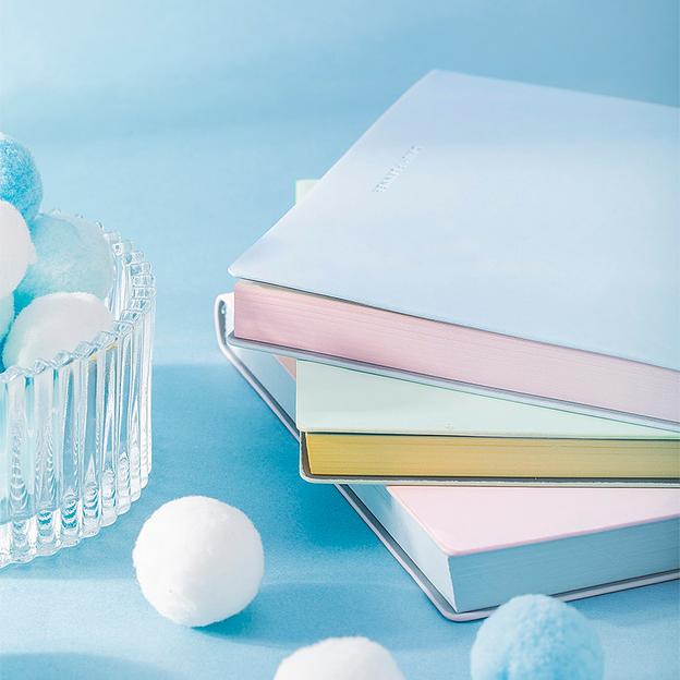 Блокнот Deli 22283LT-BLUE 210х143мм искусст. кожа 96л голубой фото 6