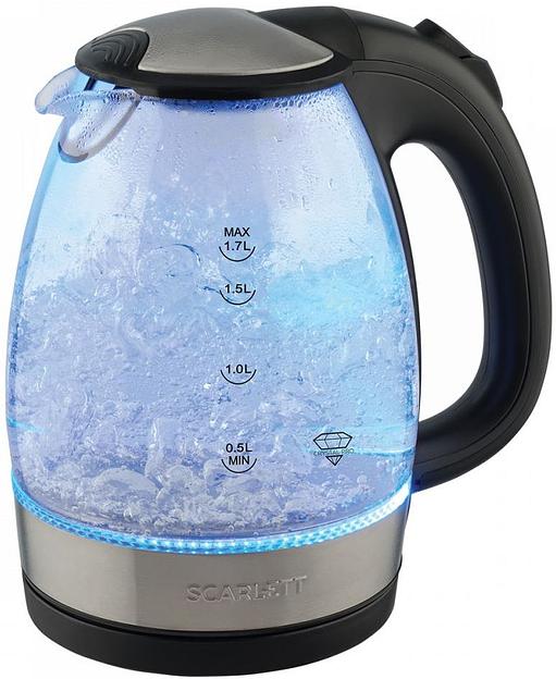 Чайник электрический Scarlett SC-EK27G91 черный фото 1