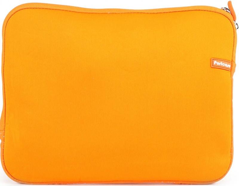 Чехол для ноутбука 12" Portcase KNP-12 OR оранжевый неопрен фото 1