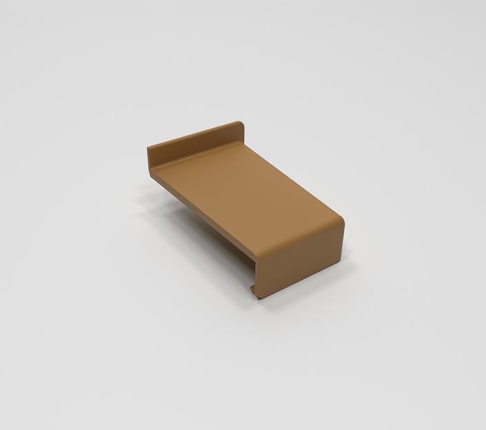 Накладка декор. ABS левая, бежевая фото 1