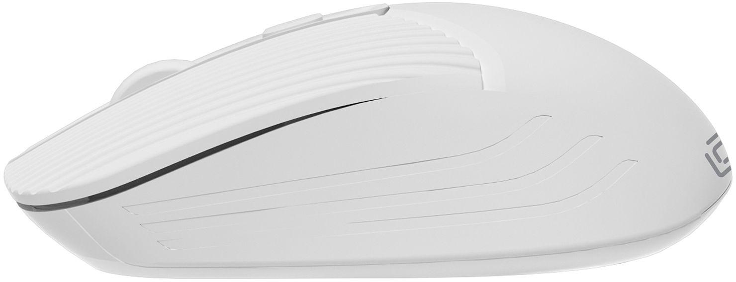Мышь Оклик 509MW white белый оптическая (1600dpi) беспроводная USB для ноутбука (3but) фото 6