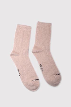 Носки из 100% кашемира TOD Оймс цвет бежевый фото 1