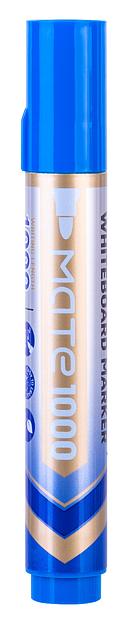 Маркер для досок Deli EU008-BL Mate круглый пиш. наконечник синий (1шт.) фото 2