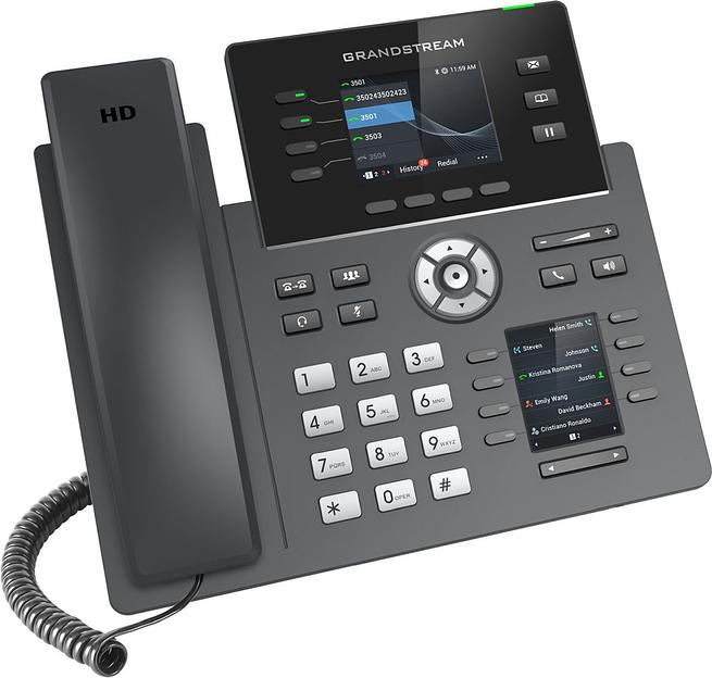 Телефон IP Grandstream GRP-2614 черный фото 3