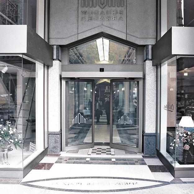 Dorma RST R компактная дверь (раздвижная дверь с распашной функцией) со стандартными рамными профилями ОПТ фото 1