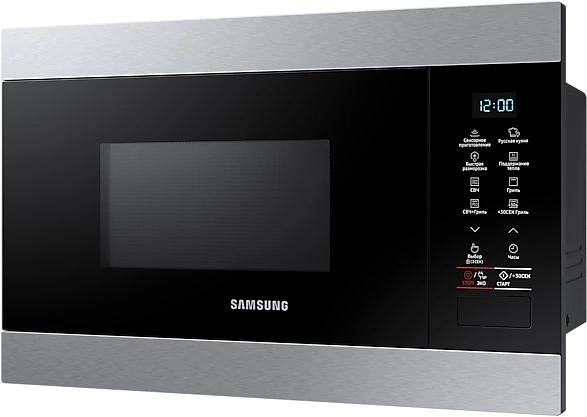 Микроволновая печь Samsung MG22M8074AT/BW 22л. 850Вт серебристый (встраиваемая) фото 2