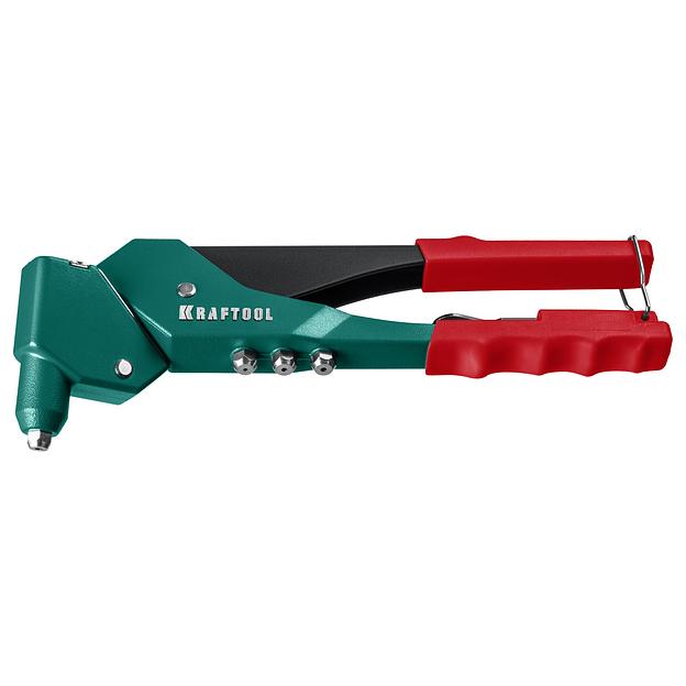 KRAFTOOL RX-7, 360°, 2.4 - 4.8 мм, 280 мм, литой поворотный заклепочник в кейсе (31176-H6) фото 6